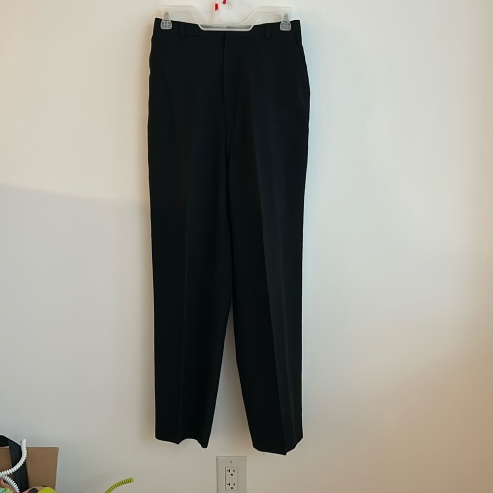 Classics by Haggar dress pants size 10 but run small in the waist.